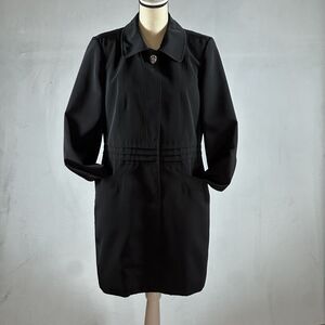 Anne Klein Women's Coat Size Medium Color Black